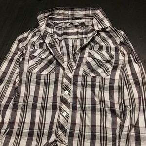 Men's long sleeve button up